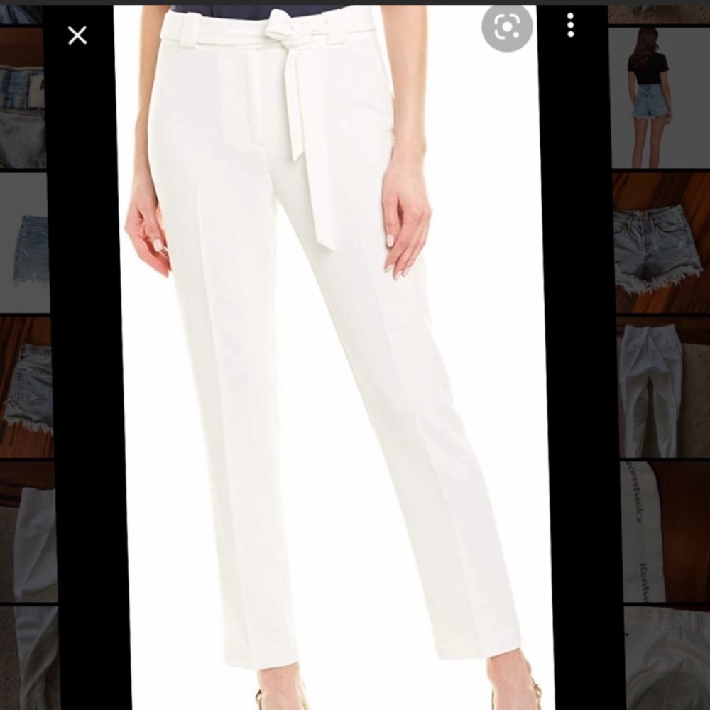 NWT Vince Camuto Waist Tie Straight Leg Pants